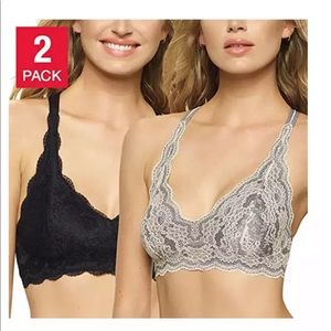 Set of 2 Felina Lace T-back Bralette